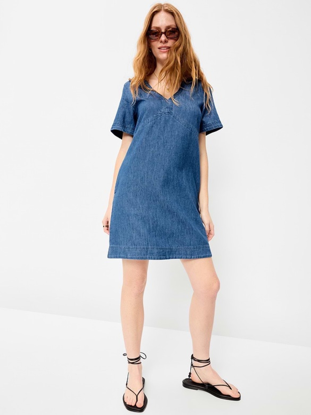 Old Navy Blue Denim Mini Dress